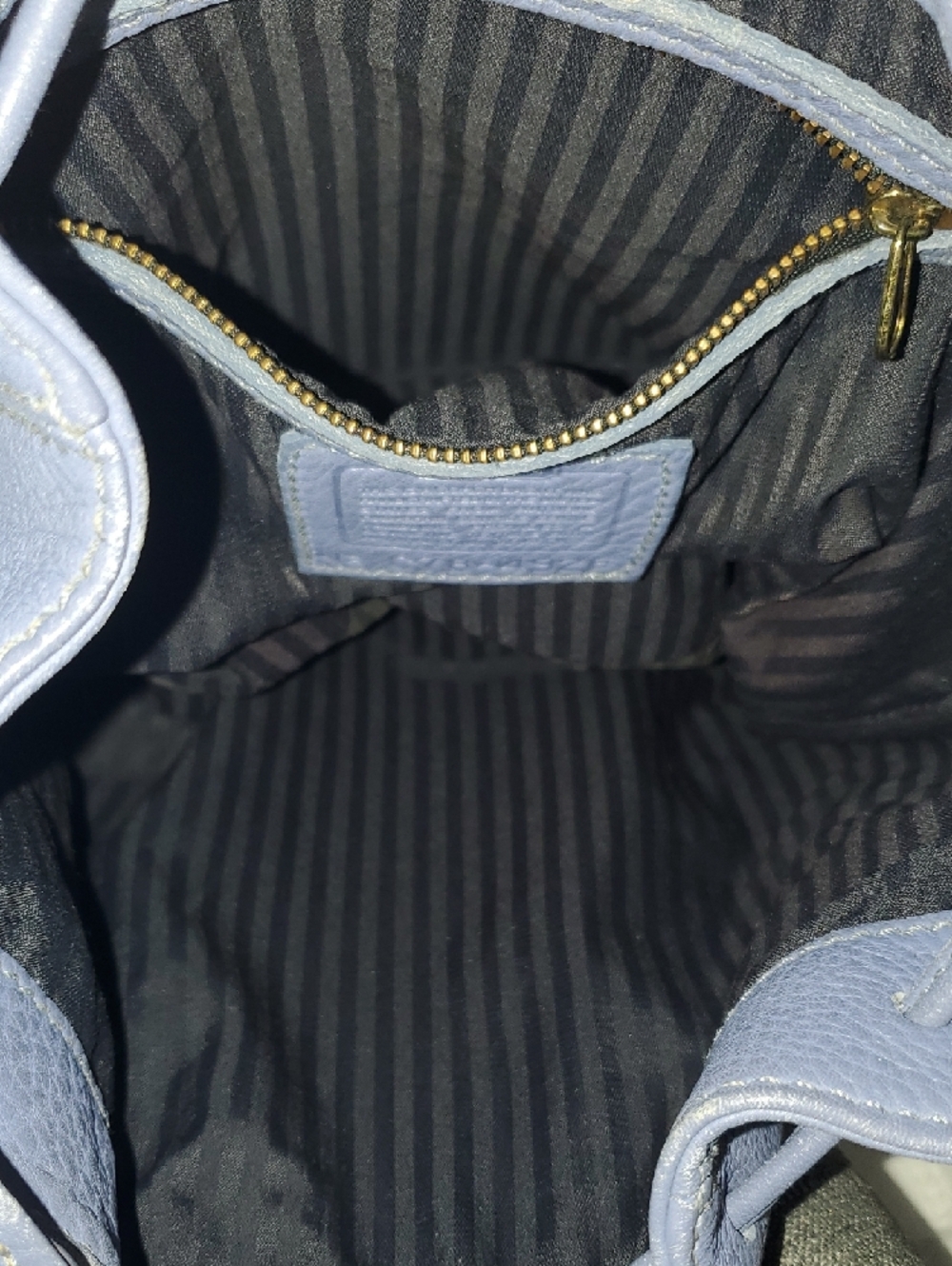 VINTAGE Coach Sonoma Drawstring Leather Shoulder/Crossbody Bucket Bag💙 - Picture 10 of 12